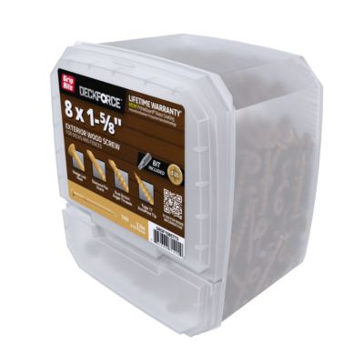 Image showing  1-5/8 in. DeckForce Exterior Screws, Tan, 5 lb.