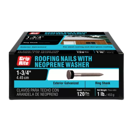 Grip-Rite Roofing Nail with Neo Washer 1 lb. Specialty Nails