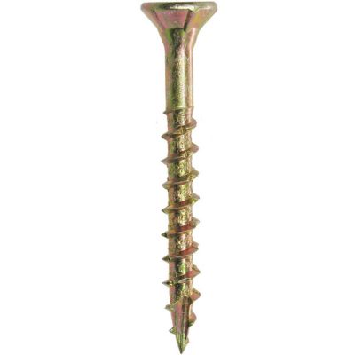 Image showing  5 lb. Construction Screw 1-5/8 in. Gold