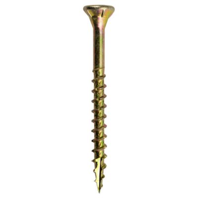 Image showing  1 lb. Construction Screw 2 in. Gold