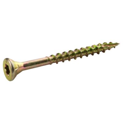 Image showing  1 lb. Construction Screw 2 in. Gold