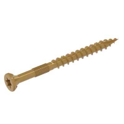 Image showing  2-1/2 in. DeckForce Exterior Screws, Tan, 1 lb.