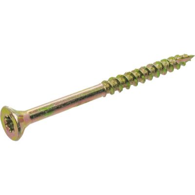 Image showing  1 lb. Construction Screw 2-1/2 in. Gold