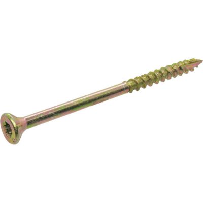 Image showing  3 in. Construction Screws, Gold, 5 lb.