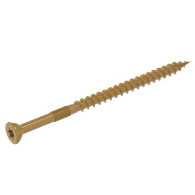 Image showing  3-1/2 in. DeckForce Exterior Screws, Tan, 5 lb.