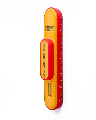 The StudBuddy Plus Magnetic Stud Finder, Level and Ruler