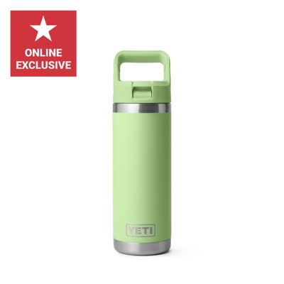 YETI 18 oz. Rambler Water Bottle with Color-Matched Straw