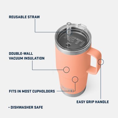 Image showing  25 oz. Rambler Straw Mug