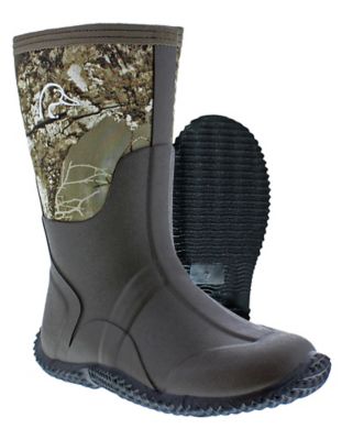 Ducks Unlimited Kid's Slough Rubber Boots