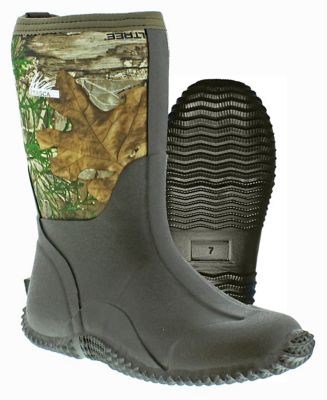 New! Itasca Kids Bayou Half Camo Rubber Boots