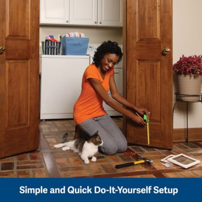 Image showing  4-Way Locking Interior Cat Door