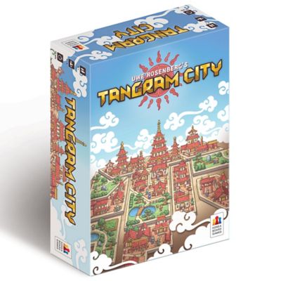 Capstone Games Tangram City, Tile Laying Strategy Board Game, Ages 10+, 1-5 Players