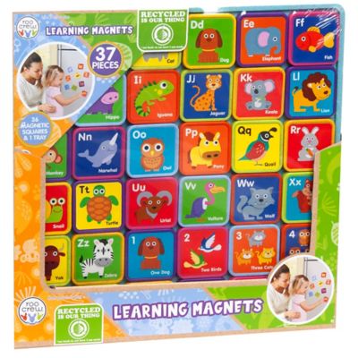 Roo Crew Learning Magnets 37 Pieces Animal & Alphabet Learning, Ages 2+