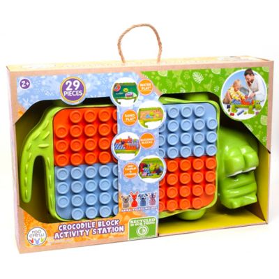 Roo Crew Crocodile Block Activity Station, 29 Pieces, Ages 2+