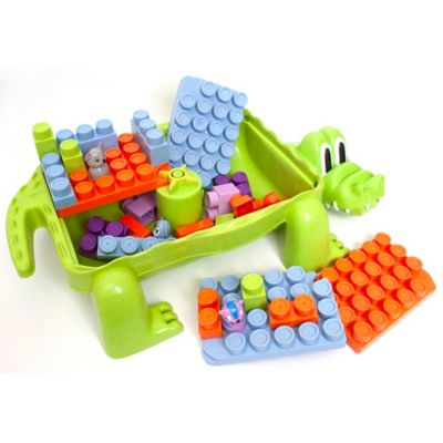 Image showing  Crocodile Block Activity Station, 29 Pieces, Ages 2+