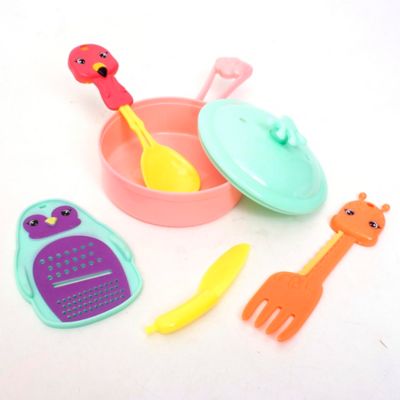 Image showing  Cooking Utensils, 10 pc. Animal Themed Kitchen Playset, Ages 2+