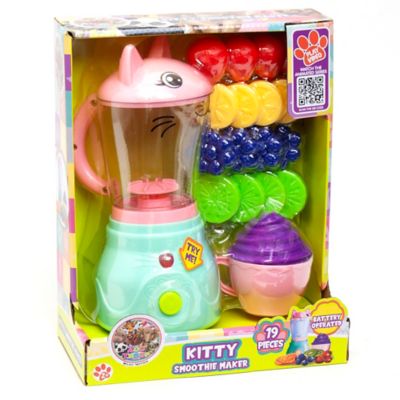 Zoo Troop Kitty Smoothie Maker, 19 pc. Animal Themed Kitchen Playset, Ages 2+