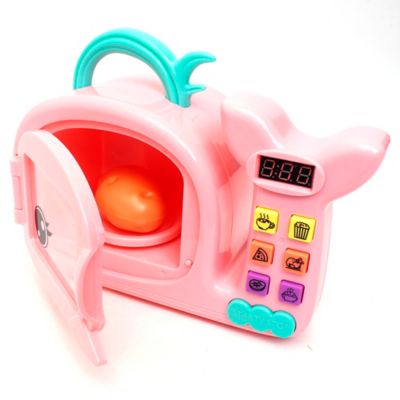 Image showing  Whale Microwave, 17 pc. Playset, Electronic Light & Sound, Ages 2+