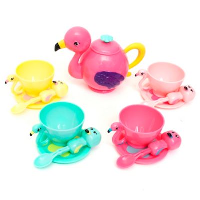 Image showing  Flamingo Tea Set, 13 pc., Animal Tea Party Set, Ages 2+