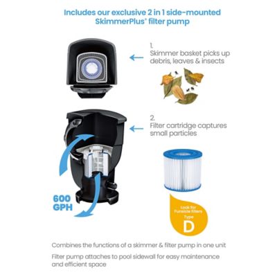 Image showing  Oasis Designer Lap Pool, 13 ft. Above Ground Pool Set