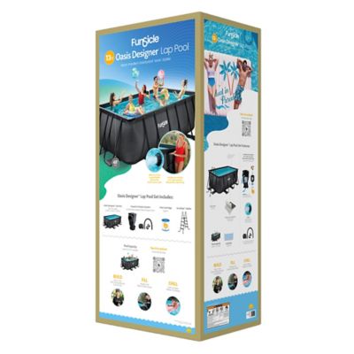 Image showing  Oasis Designer Lap Pool, 13 ft. Above Ground Pool Set