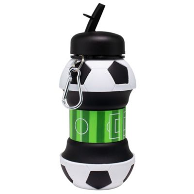 Maccabi Art Collapsible 1 Liter Water Bottle Soccer Ball
