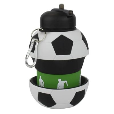 Image showing  Collapsible 1 Liter Water Bottle Soccer Ball