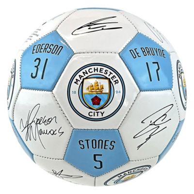 Pro Ball Manchester City Player Signatures Soccer Ball Size 5, Officially Licensed