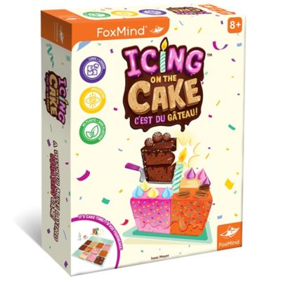 FoxMind Games Icing On The Cake Family Food Themed Strategy Game, Ages 8+, 24 Players