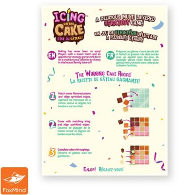 Image showing  Icing On The Cake Family Food Themed Strategy Game, Ages 8+, 24 Players