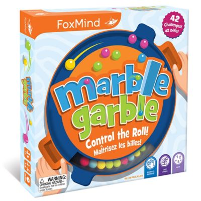 FoxMind Games Marble Garble Family Dexterity Game, Ages 7+, 14 Players