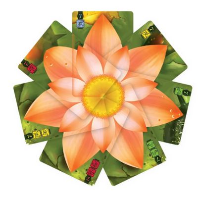 Image showing  Lotus Family Strategy Card Laying Game, Ages 8+, 1-4 Players
