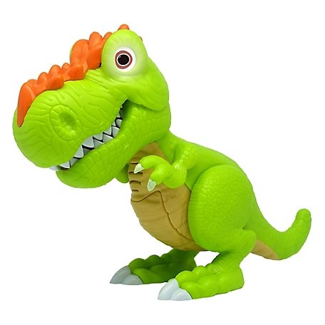 Junior Megasaur Bend & Bite Dino T-Rex Green, Kids Ages 2+