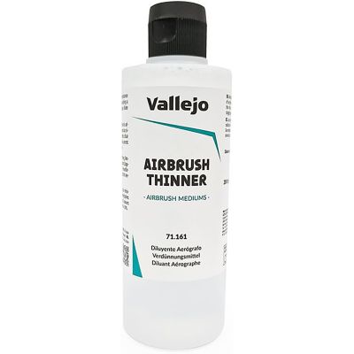 Vallejo Paints Airbrush Thinner 71161, 200 ml. Bottle