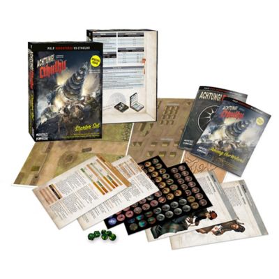 Modiphius Achtung! Cthulhu Starter Set RPG Boxed Set with 2 Books