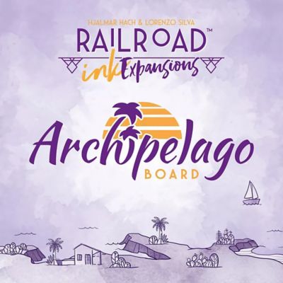 Horrible Guild Railroad Ink Expansions Archipelago Boards Board Game, Ages 8+, 1-4 Players