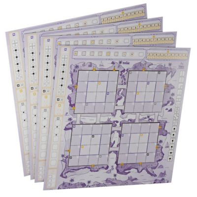 Image showing  Railroad Ink Expansions Archipelago Boards Board Game, Ages 8+, 1-4 Players