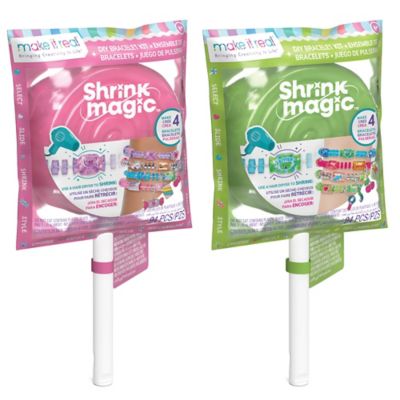 Make It Real Shrink Magic: Sweet & Sour Lollipop Bracelet Kits, 2 pk., Kids Ages 8+