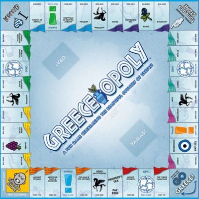 Image showing  Greece-Opoly Country Themed Family Board Game, Ages 8+, 2-6 Players