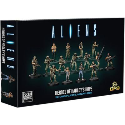 Gale Force Nine Aliens Heroes of Hadley's Hope 15 RPG Miniatures, Hard Plastic Figures