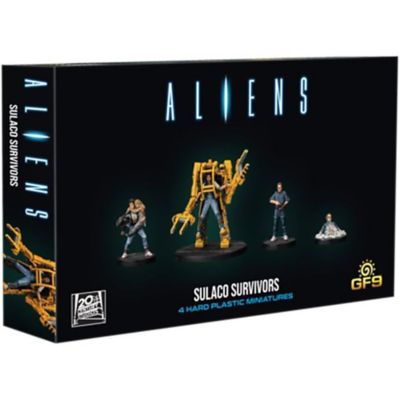 Gale Force Nine Aliens Sulaco Survivors 4 RPG Miniatures, Hard Plastic Figures