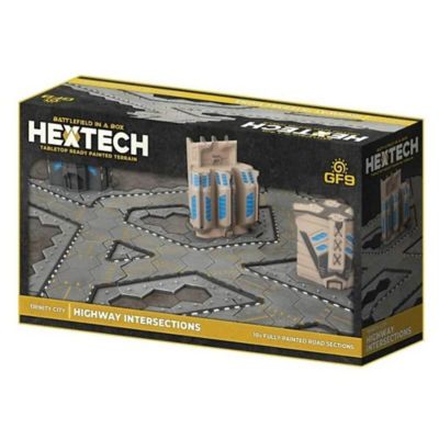 Gale Force Nine Hextech Trinity City Highway Intersections 10 Road Sections, RPG Accessory