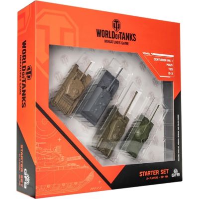 World of Tanks Miniatures Game Starter Set Maus, T29, IS-3, Centurion, Ages 14+, 2+ Players