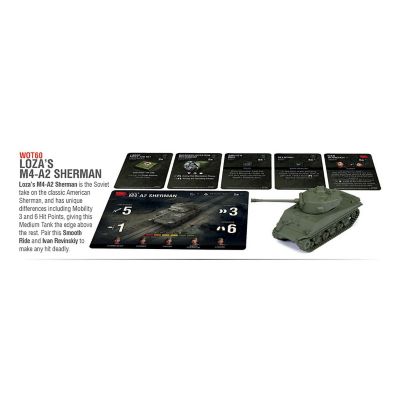 Image showing  Soviet Loza's M4-A2 Sherman Expansion WOT Miniatures Game