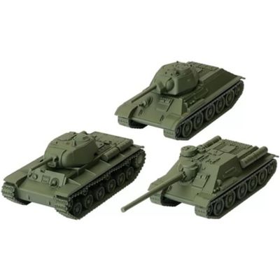 World of Tanks U.S.S.R. Tank Platoon Expansion, T-34, KV-1s, SU-100, WOT Miniatures Game