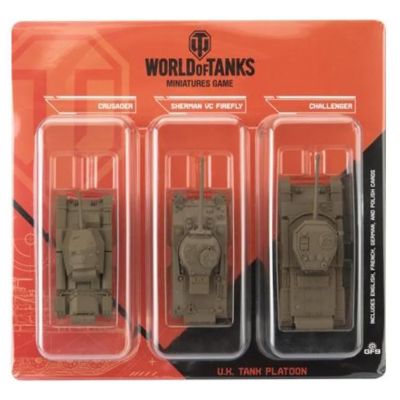 World of Tanks U.K. Tank Platoon 2, Crusader, Sherman VC Firefly, Challenger