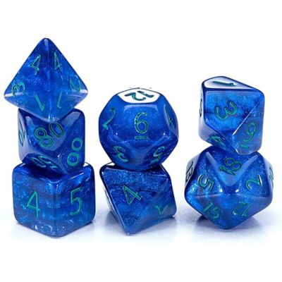 Gate Keeper Games Sui Generis Dice Astral Dragon Indigo 7 pc. Dice Set