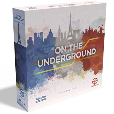 LudiCreations On the Underground Paris, New York Board Game, Ages 14+, 2-5 Players