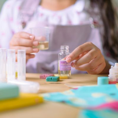 Image showing 5 th Kiss Naturals Lip Balm Making Make 6 Lip Balms, DIY Kids Beauty Craft, Ages 6+