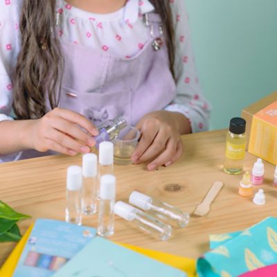 Image showing 6 th Kiss Naturals Lava Lip Gloss Kit Make 6 Glosses, DIY Kids Beauty Craft Kit, STEM Ages 6+